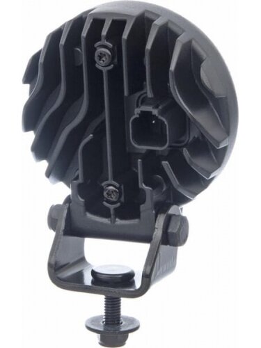 Darbo šviesos diodas LED, 16W, 1600lm, apvalus, 12/24V, baltas, tvirtinamas varžtais, 93x93x116,5 mm, Deutsch 2-pin, Wide flood, 6 LED, Canis GO 410, Nordic Lights 2