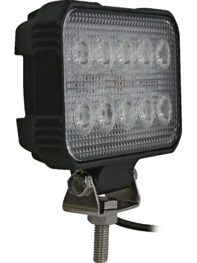 Darbo šviesos diodas LED, 15W, 1900lm, stačiakampis, 10/30V, 150x37x100mm, taškinis, 10 LED, Kramp 6 Darbo šviesos diodas LED, 15W, 1900lm, stačiakampis, 10/30V, 150x37x100mm, taškinis, 10 LED, Kramp 6