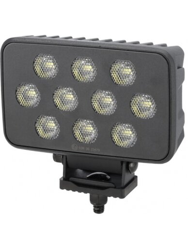 Darbinė LED lempa, 100W, 8950lm, stačiakampė, 12/24V, balta, 150x112x52,7mm Deutsch kištukas, Flood, 20LED's Darbinė LED lempa, 100W, 8950lm, stačiakampė, 12/24V, balta, 150x112x52,7mm Deutsch kištukas, Flood, 20LED's