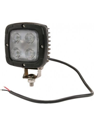 Darbinė LED lempa, 40W, 4000lm, kvadratinė, 10-30V, 110x63.4x98.5mm, prožektorius, Kramp Darbinė LED lempa, 40W, 4000lm, kvadratinė, 10-30V, 110x63.4x98.5mm, prožektorius, Kramp
