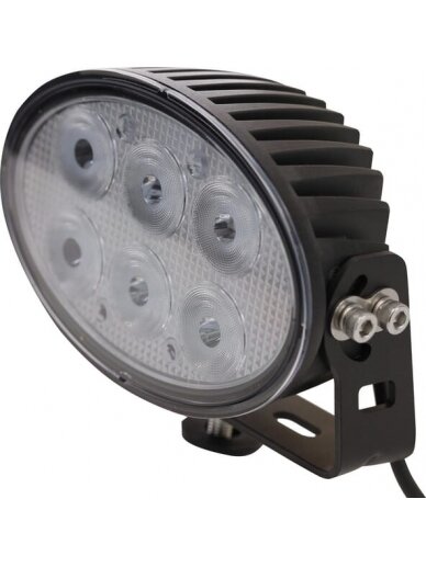 Darbinė LED lempa, 60W, 6000lm, ovali, 12-60V, 154x105x70mm, prožektorius, Kramp 3 Darbinė LED lempa, 60W, 6000lm, ovali, 12-60V, 154x105x70mm, prožektorius, Kramp 3