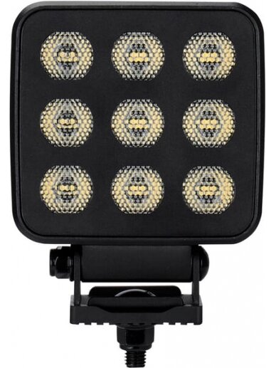 Darbinė LED lemputė, 90W, 6800lm, kvadratinė, 12/24V, balta, 108x120.7x52.7mm Deutsch kištukas, Flood, 18LED's 6 Darbinė LED lemputė, 90W, 6800lm, kvadratinė, 12/24V, balta, 108x120.7x52.7mm Deutsch kištukas, Flood, 18LED's 6