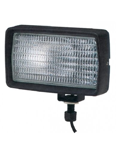 Darbinis halogeninis šviestuvas, 55 W, stačiakampis, 12 V, skaidrus, 96 mm AMP kištukas, Cobo Darbinis halogeninis šviestuvas, 55 W, stačiakampis, 12 V, skaidrus, 96 mm AMP kištukas, Cobo