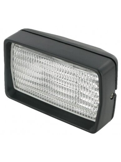 Darbinis halogeninis šviestuvas, 55/70W, stačiakampis, 12/24V, skaidrus, 96x85mm, Cobo Darbinis halogeninis šviestuvas, 55/70W, stačiakampis, 12/24V, skaidrus, 96x85mm, Cobo