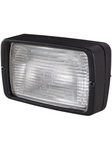 Darbinis halogeninis žibintas, 55/70W, stačiakampis, 12/24V, baltas, 155x45x94mm, Hella Darbinis halogeninis žibintas, 55/70W, stačiakampis, 12/24V, baltas, 155x45x94mm, Hella