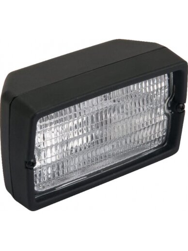 Darbinis halogeninis žibintas, 55W, stačiakampis, 12/24V, baltos spalvos, 153x92x118mm, "Hella Darbinis halogeninis žibintas, 55W, stačiakampis, 12/24V, baltos spalvos, 153x92x118mm, "Hella