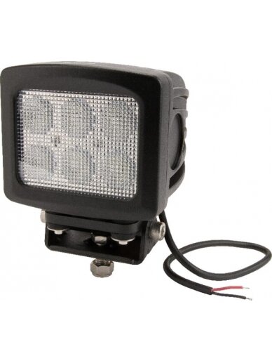 Darbinis LED apšvietimas, 60W, 5400lm, kvadratinis, 10/30V, 150x124x135mm, prožektorius, 6 LED, Kramp Darbinis LED apšvietimas, 60W, 5400lm, kvadratinis, 10/30V, 150x124x135mm, prožektorius, 6 LED, Kramp