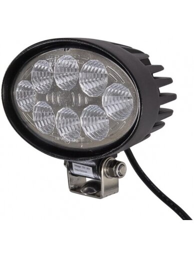 Darbinis LED žibintas, 1200lm, ovalus, 12/24V, skaidrus, 65x120mm, 8 LED, "ValueFit" pagal "Hella Darbinis LED žibintas, 1200lm, ovalus, 12/24V, skaidrus, 65x120mm, 8 LED, "ValueFit" pagal "Hella
