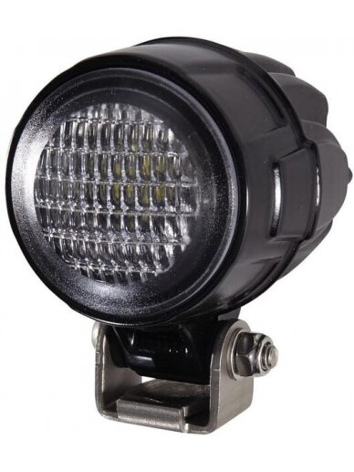 Darbinis LED žibintas, 15W, 800lm, apvalus, 9/12/24/33/50V, baltas, prisukamas varžtais, 82x88mm Deutsch kištukas, 1 LED, Hella Darbinis LED žibintas, 15W, 800lm, apvalus, 9/12/24/33/50V, baltas, prisukamas varžtais, 82x88mm Deutsch kištukas, 1 LED, Hella
