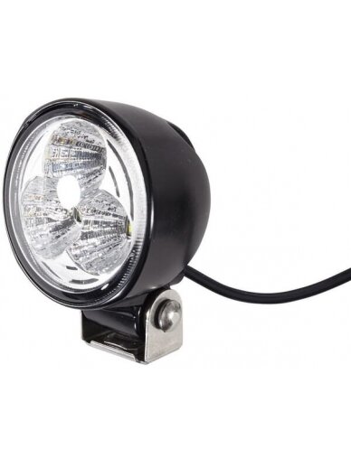 Darbinis LED žibintas, 1800lm, apvalus, 12/24V, baltas, Ø 83mm, taškinis, 3 LED, Hella Darbinis LED žibintas, 1800lm, apvalus, 12/24V, baltas, Ø 83mm, taškinis, 3 LED, Hella