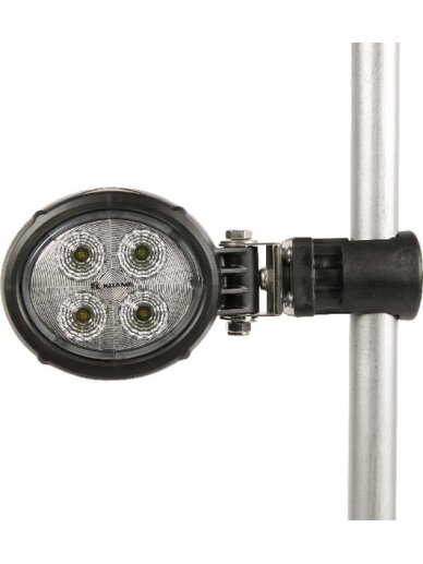 Darbinis LED žibintas, 18W, 1500lm, apvali, 10/30V, Ø 117mm Deutsch kištukas, prožektorius, 4 LED, Kramp 1 Darbinis LED žibintas, 18W, 1500lm, apvali, 10/30V, Ø 117mm Deutsch kištukas, prožektorius, 4 LED, Kramp 1