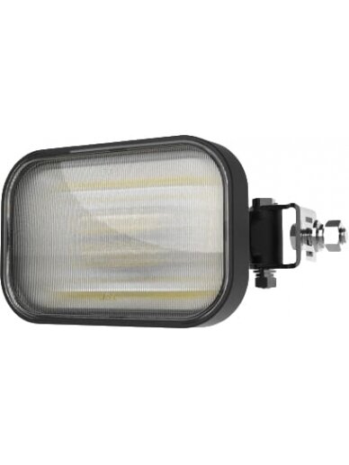 Darbinis LED žibintas, 30W, 4200lm, stačiakampis, 10-30V, baltos spalvos, "Flood", Deutsch + ITT kištukas, 30 LED, Kramp 3