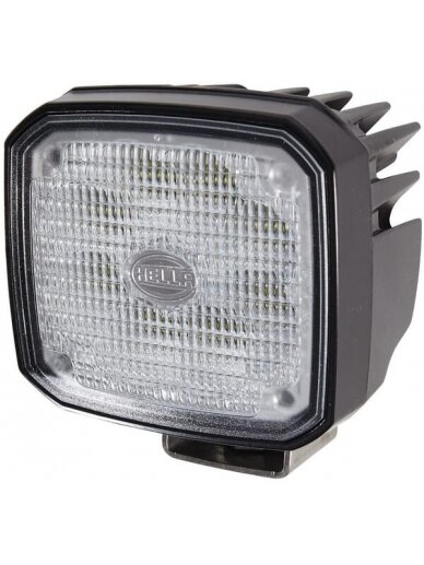Darbinis LED žibintas, 4000lm, stačiakampis, 12/24V, baltos spalvos, 115x85,5x132,5 mm Deutsch kištukas, 8 LED, Hella Darbinis LED žibintas, 4000lm, stačiakampis, 12/24V, baltos spalvos, 115x85,5x132,5 mm Deutsch kištukas, 8 LED, Hella