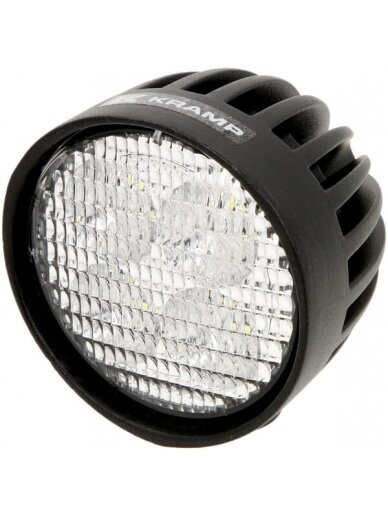 Darbinis LED žibintas, 40W, 4000lm, apvali, balta, 10/30V, AMP kištukas, 4 šviesos diodai, 360 laipsnių, "Kramp Darbinis LED žibintas, 40W, 4000lm, apvali, balta, 10/30V, AMP kištukas, 4 šviesos diodai, 360 laipsnių, "Kramp