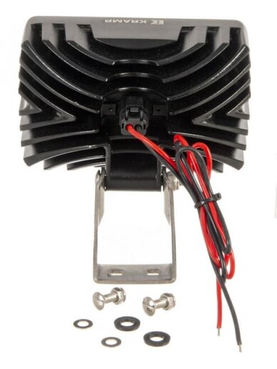 Darbinis LED žibintas, 40W, 4000lm, stačiakampis, baltas, 152x75x108mm, Deutsch kištukas, platus šviesos srautas, 8 šviesos diodai, Kramp 2 Darbinis LED žibintas, 40W, 4000lm, stačiakampis, baltas, 152x75x108mm, Deutsch kištukas, platus šviesos srautas, 8 šviesos diodai, Kramp 2