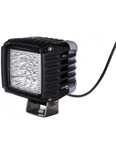 Darbinis LED žibintas, 43W, 3000lm, kvadratinis, 12/24V, skaidrus, tvirtinamas varžtais, 114,5x109,9x144,8 mm, 16 LED, "Hella Darbinis LED žibintas, 43W, 3000lm, kvadratinis, 12/24V, skaidrus, tvirtinamas varžtais, 114,5x109,9x144,8 mm, 16 LED, "Hella