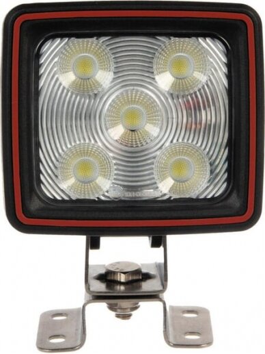 Darbinis LED žibintas, 67W, 5600lm, kvadratinis, 10/30V, baltos spalvos, Deutsch kištukas, plataus spindulio, 20 LED, Kramp Darbinis LED žibintas, 67W, 5600lm, kvadratinis, 10/30V, baltos spalvos, Deutsch kištukas, plataus spindulio, 20 LED, Kramp