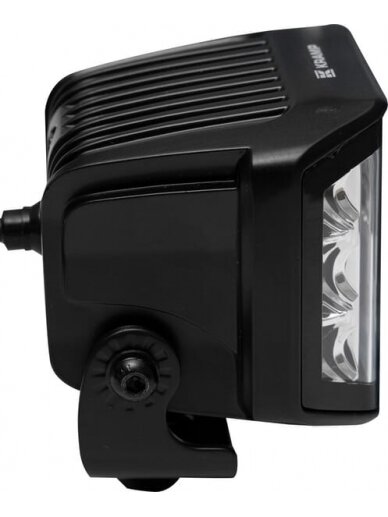 Darbinis LED žibintas, 70W, 8400 lm, kvadratinis, 12/24V, baltas, 97x77x75mm Deutsch kištukas, Flood, 10 LED diodų 7