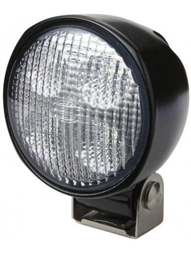 Darbinis LED žibintas, 800lm, apvalus, 12/24V, skaidrus, tvirtinamas varžtais, Ø 83mm Deutsch kištukas, 4 LED, Hella Darbinis LED žibintas, 800lm, apvalus, 12/24V, skaidrus, tvirtinamas varžtais, Ø 83mm Deutsch kištukas, 4 LED, Hella