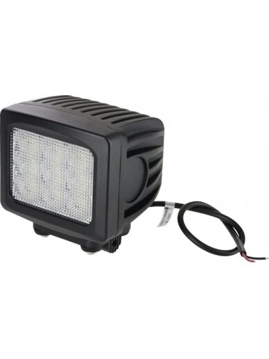 Darbinis LED žibintas, 90W, 8100lm, kvadratinis, 10/30V, 150x124x135mm, prožektorius, 9 LED, Kramp 2