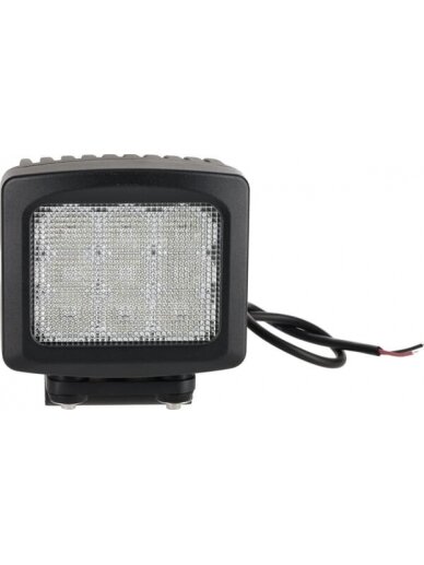 Darbinis LED žibintas, 90W, 8100lm, kvadratinis, 10/30V, 150x124x135mm, prožektorius, 9 LED, Kramp 3