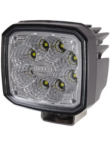 Darbinis LED žibintas, kvadratinis, 12/24V, baltas, "Hella Darbinis LED žibintas, kvadratinis, 12/24V, baltas, "Hella
