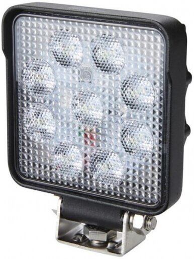 Darbinis LED žibintas, kvadratinis, 12/24V, skaidrus, "Hella Darbinis LED žibintas, kvadratinis, 12/24V, skaidrus, "Hella