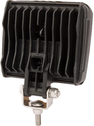 Darbo šviesa LED, 18W, 2160lm, kvadratinė, 12/36V, 142x58.1x122mm Deutsch kištukas, Flood, Kramp 2