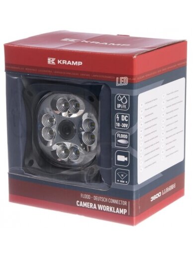 Darbo šviesa LED su kamera 3