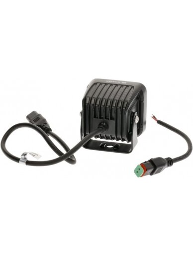 Darbo šviesa netiesioginė LED, 40W, 4800lm, kvadratinė, 12/24V, balta, 81x82.5x67.5mm Deutsch kištukas, Flood, 4LED's 2 Darbo šviesa netiesioginė LED, 40W, 4800lm, kvadratinė, 12/24V, balta, 81x82.5x67.5mm Deutsch kištukas, Flood, 4LED's 2