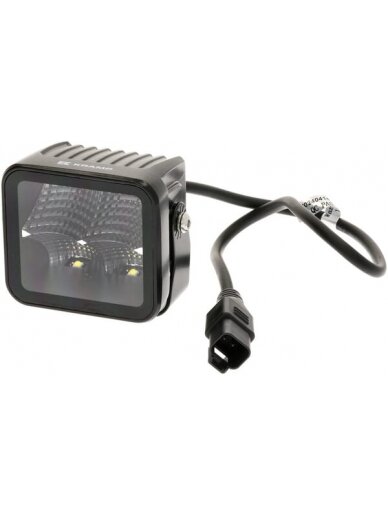 Darbo šviesa netiesioginė LED, 40W, 4800lm, kvadratinė, 12/24V, balta, 81x82.5x67.5mm Deutsch kištukas, Flood, 4LED's Darbo šviesa netiesioginė LED, 40W, 4800lm, kvadratinė, 12/24V, balta, 81x82.5x67.5mm Deutsch kištukas, Flood, 4LED's