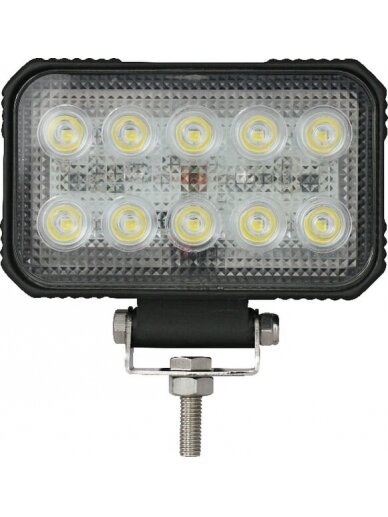 Darbo šviesos diodas LED, 15W, 1900lm, stačiakampis, 10/30V, 150x37x100mm, taškinis, 10 LED, Kramp Darbo šviesos diodas LED, 15W, 1900lm, stačiakampis, 10/30V, 150x37x100mm, taškinis, 10 LED, Kramp