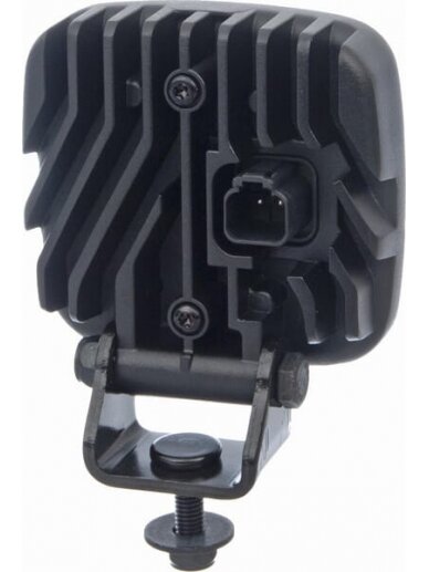Darbo šviesos diodas LED, 16W, 1600lm, kvadratinis, 12/24V, baltas, tvirtinamas varžtais, Deutsch 2-pin, Flood, 6 LED, Scorpius GO 410 iš Nordic Lights 2