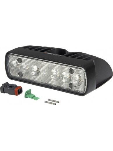 Darbo šviesos diodas LED, 28W, 2700lm, stačiakampis, 12/24V, skaidrus, 118.1x156x48mm, Deutsch 2-pin, Flood, 6 LED, Pictor 620 iš Nordic Lights Darbo šviesos diodas LED, 28W, 2700lm, stačiakampis, 12/24V, skaidrus, 118.1x156x48mm, Deutsch 2-pin, Flood, 6 LED, Pictor 620 iš Nordic Lights