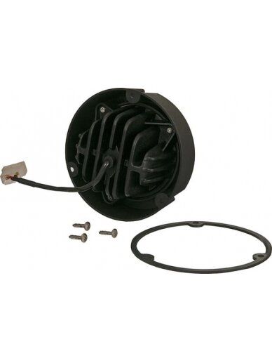 Darbo šviesos diodas LED, 36W, 4000lm, apvalus, 10-30V, Ø 119mm, AMP 2 kontaktų, plataus spindulio, 3 LED, Kramp 3