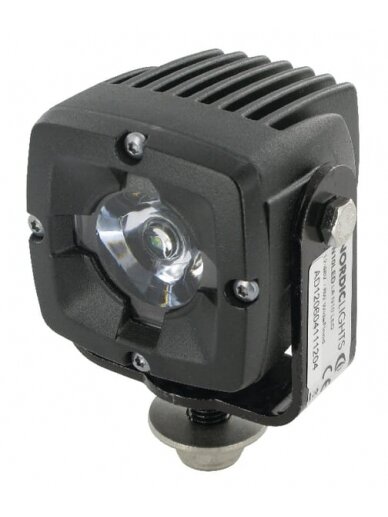 Darbo šviesos diodas LED, 6W, 550lm, kvadratinis, 12/24V, skaidrus, tvirtinamas varžtais, 74x74x60mm, Deutsch 2-pin, Wide flood, 1 LED, Capella N10 by Nordic Lights Darbo šviesos diodas LED, 6W, 550lm, kvadratinis, 12/24V, skaidrus, tvirtinamas varžtais, 74x74x60mm, Deutsch 2-pin, Wide flood, 1 LED, Capella N10 by Nordic Lights