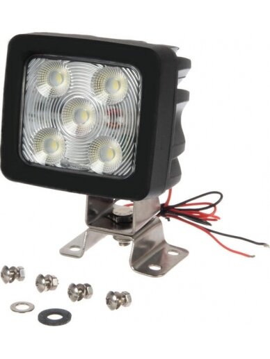 Darbo šviesos diodų apšvietimas, reguliuojamas, 60W, 1820/5200lm, kvadratinis, 10/30V, baltos spalvos, Deutsch kištukas, itin plati šviesa, 20 LED, Kramp 1 Darbo šviesos diodų apšvietimas, reguliuojamas, 60W, 1820/5200lm, kvadratinis, 10/30V, baltos spalvos, Deutsch kištukas, itin plati šviesa, 20 LED, Kramp 1