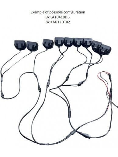 Darbo šviesos diodų apšvietimas, reguliuojamas, 60W, 1820/5200lm, kvadratinis, 10/30V, baltos spalvos, Deutsch kištukas, itin plati šviesa, 20 LED, Kramp 6 Darbo šviesos diodų apšvietimas, reguliuojamas, 60W, 1820/5200lm, kvadratinis, 10/30V, baltos spalvos, Deutsch kištukas, itin plati šviesa, 20 LED, Kramp 6