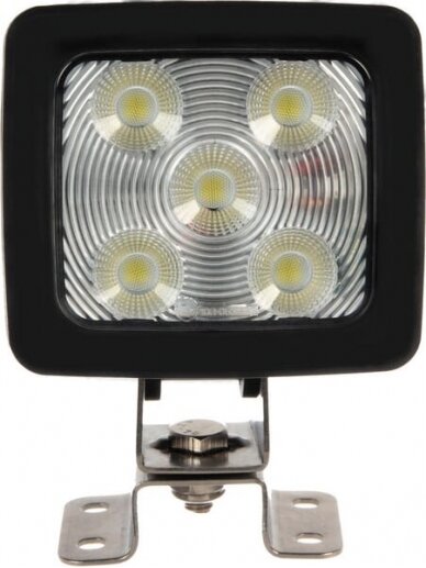 Darbo šviesos diodų apšvietimas, reguliuojamas, 60W, 1820/5200lm, kvadratinis, 10/30V, baltos spalvos, Deutsch kištukas, itin plati šviesa, 20 LED, Kramp Darbo šviesos diodų apšvietimas, reguliuojamas, 60W, 1820/5200lm, kvadratinis, 10/30V, baltos spalvos, Deutsch kištukas, itin plati šviesa, 20 LED, Kramp