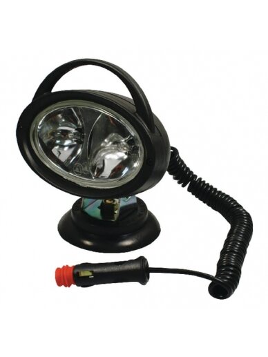 Darbo žibintas halogeninė, ovali, 12 V, skaidri, magnetinė, Ajba Darbo žibintas halogeninė, ovali, 12 V, skaidri, magnetinė, Ajba