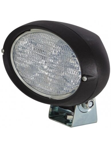 Darbo žibintas halogeninis, 55W, ovalus, 12V, skaidrus/baltas, tvirtinamas varžtais, 160x78x128mm AMP kištukas, Hella Darbo žibintas halogeninis, 55W, ovalus, 12V, skaidrus/baltas, tvirtinamas varžtais, 160x78x128mm AMP kištukas, Hella