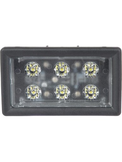 Darbo žibintas LED, 30W, 2400lm, stačiakampė, potvynio, H11, Kramp 9