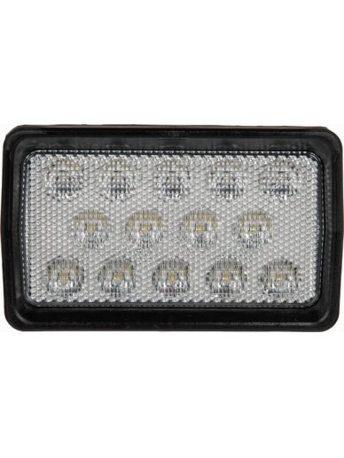 Darbo žibintas LH LED, 21W, 2600lm, stačiakampio formos, 10-30V, balta, 158x84x95mm, Flood, 14 LED, Kramp 5