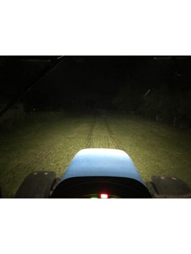 Darbo žibintas RH LED, 21W, 2600lm, stačiakampė, 10-30V, balta, 158x84x95mm, prožektorius, 14 LED, Kramp 9