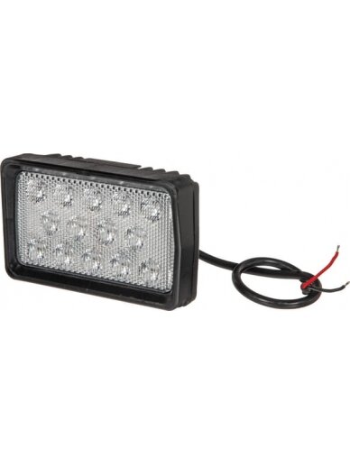 Darbo žibintas RH LED, 21W, 2600lm, stačiakampė, 10-30V, balta, 158x84x95mm, prožektorius, 14 LED, Kramp