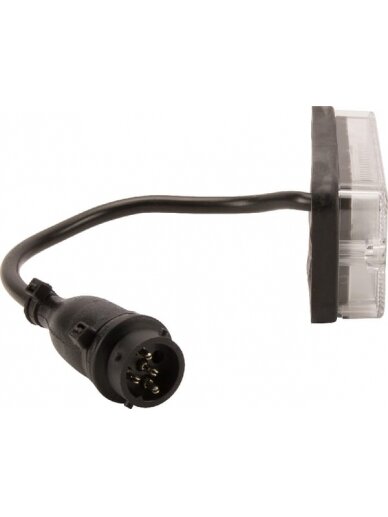 Daugiafunkcinis galinio žibinto šviesos diodas, stačiakampis, 12-24 V, 107,4x46,7x23 mm, 5 kontaktų, Kramp 2 Daugiafunkcinis galinio žibinto šviesos diodas, stačiakampis, 12-24 V, 107,4x46,7x23 mm, 5 kontaktų, Kramp 2