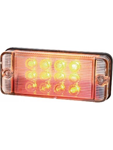 Daugiafunkcinis galinio žibinto šviesos diodas, stačiakampis, 12-24 V, 107,4x46,7x23 mm, 5 kontaktų, Kramp Daugiafunkcinis galinio žibinto šviesos diodas, stačiakampis, 12-24 V, 107,4x46,7x23 mm, 5 kontaktų, Kramp