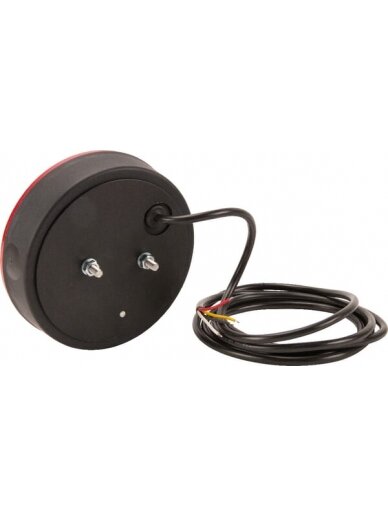 Daugiafunkcinis galinis LED žibintas, apvalus, 12 V (integruota varža), Ø 142 mm, Kramp 3 Daugiafunkcinis galinis LED žibintas, apvalus, 12 V (integruota varža), Ø 142 mm, Kramp 3