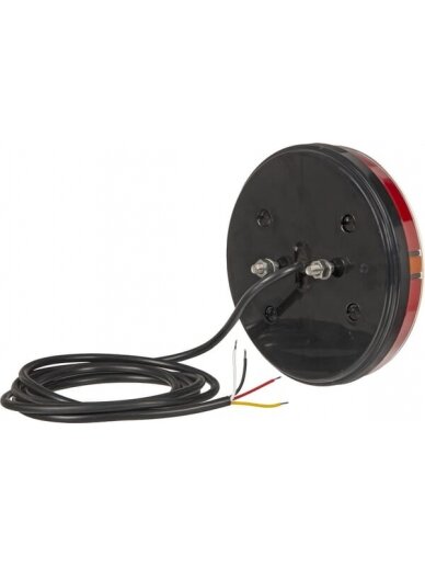Daugiafunkcinis galinis LED žibintas, apvalus, 12 V, Ø 142 mm, Kramp 2 Daugiafunkcinis galinis LED žibintas, apvalus, 12 V, Ø 142 mm, Kramp 2