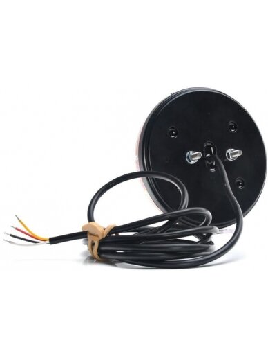Daugiafunkcinis galinis LED žibintas, apvalus, 12 V, Ø 142 mm, Kramp 4 Daugiafunkcinis galinis LED žibintas, apvalus, 12 V, Ø 142 mm, Kramp 4